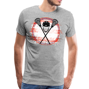 LAX Patriot Men's Premium T-Shirt - heather gray