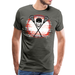 LAX Patriot Men's Premium T-Shirt - asphalt gray