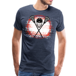 Load image into Gallery viewer, LAX Patriot Men&#39;s Premium T-Shirt - heather blue
