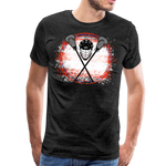 Load image into Gallery viewer, LAX Patriot Men&#39;s Premium T-Shirt - charcoal gray

