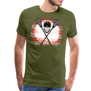 LAX Patriot Men's Premium T-Shirt - olive green