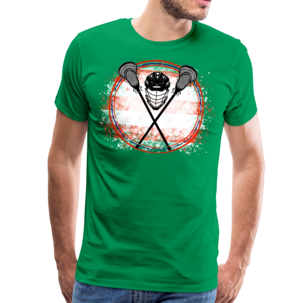 LAX Patriot Men's Premium T-Shirt - kelly green