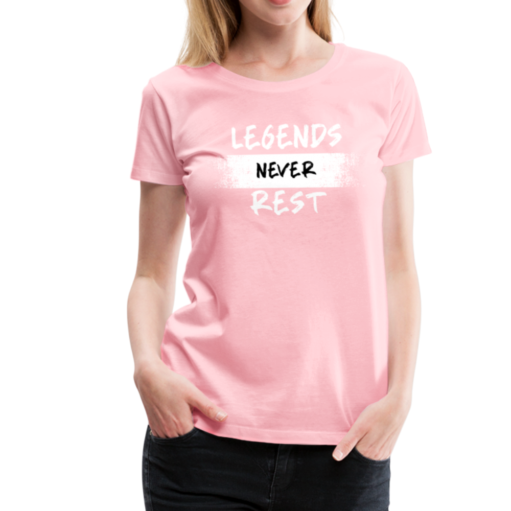 Legends Never Rest Women’s Premium T-Shirt - pink