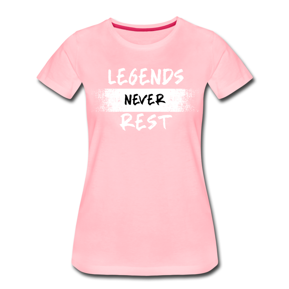 Legends Never Rest Women’s Premium T-Shirt - pink