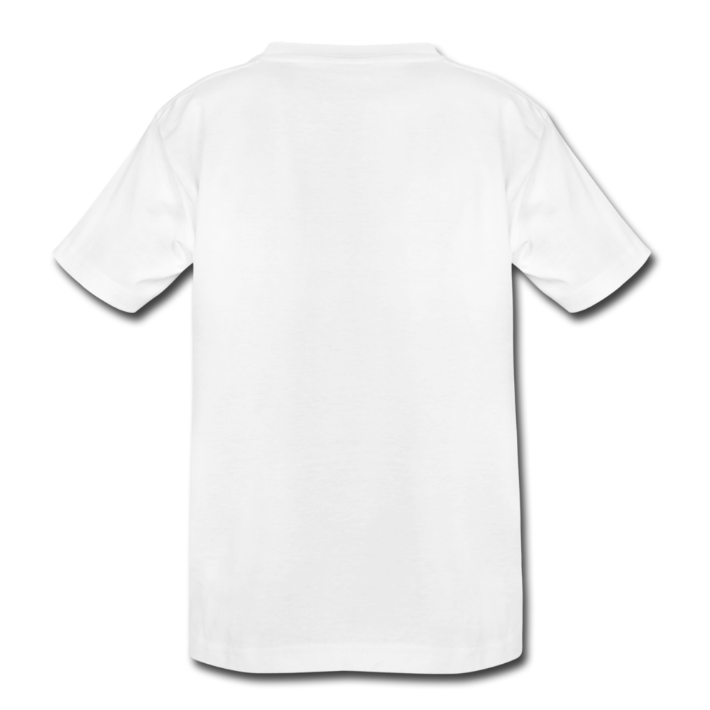 Lacrosse USA Boom Kids' Premium T-Shirt - white