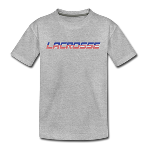 Lacrosse USA Boom Kids' Premium T-Shirt - heather gray
