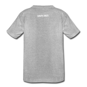 Lacrosse USA Boom Kids' Premium T-Shirt - heather gray