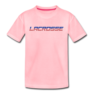 Lacrosse USA Boom Kids' Premium T-Shirt - pink