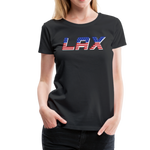Load image into Gallery viewer, LAX USA Boom Women’s Premium T-Shirt - black
