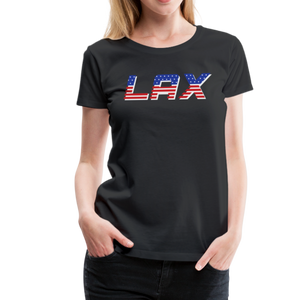 LAX USA Boom Women’s Premium T-Shirt - black