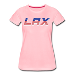 Load image into Gallery viewer, LAX USA Boom Women’s Premium T-Shirt - pink

