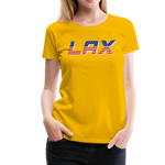 Load image into Gallery viewer, LAX USA Boom Women’s Premium T-Shirt - sun yellow
