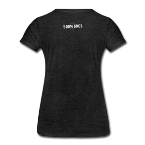 LAX USA Boom Women’s Premium T-Shirt - charcoal gray