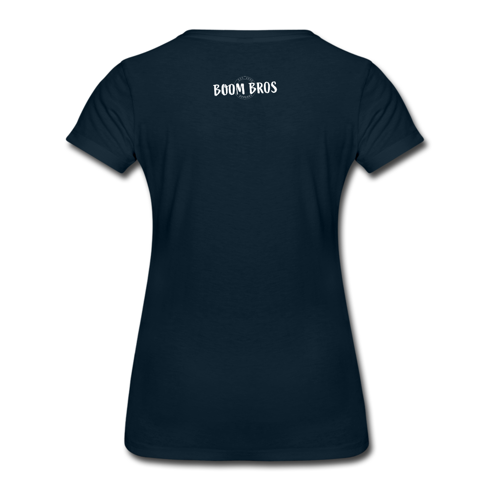 LAX USA Boom Women’s Premium T-Shirt - deep navy