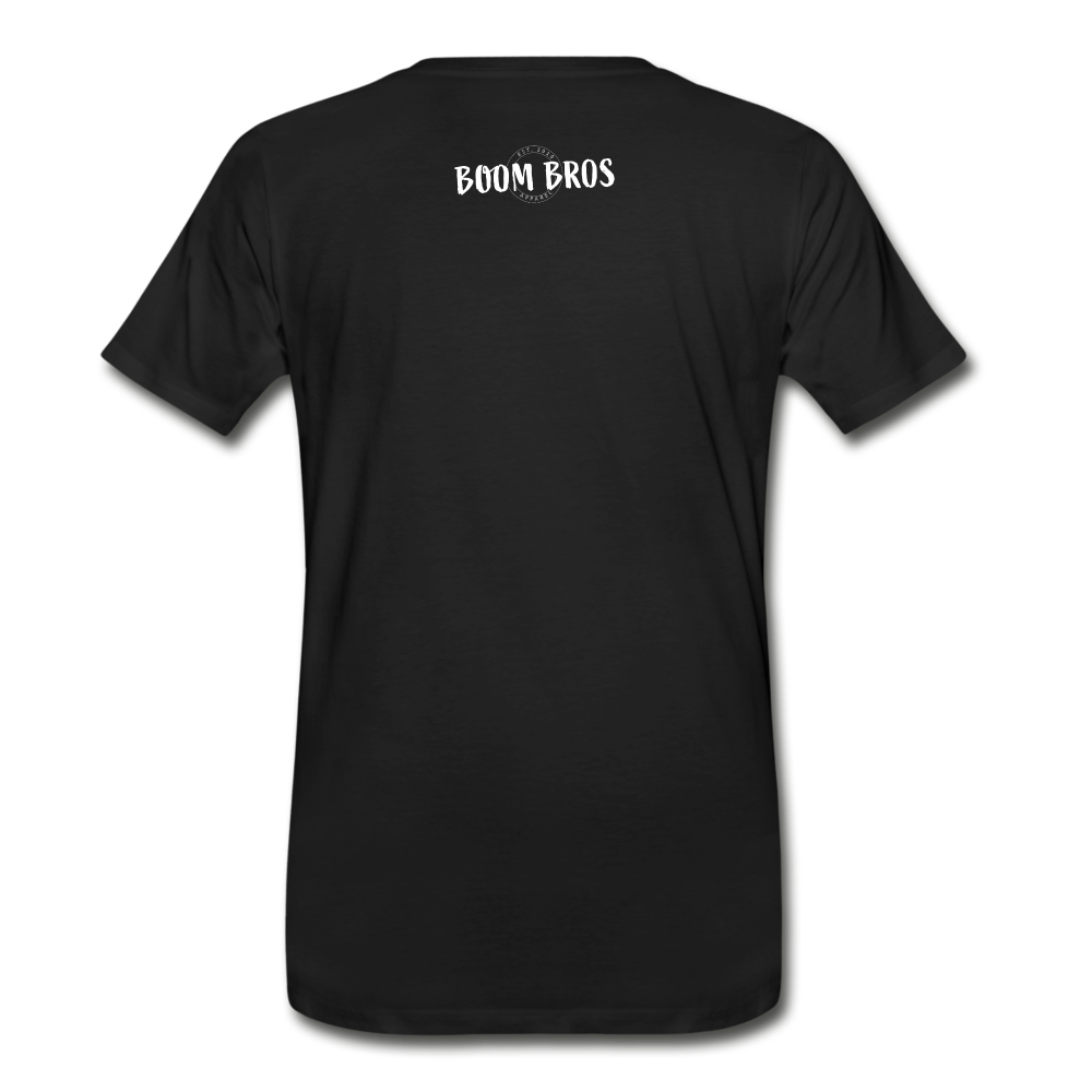 Lacrosse USA Boom Men's Premium T-Shirt - black