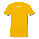 Load image into Gallery viewer, Lacrosse USA Boom Men&#39;s Premium T-Shirt - sun yellow
