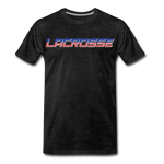 Load image into Gallery viewer, Lacrosse USA Boom Men&#39;s Premium T-Shirt - charcoal gray
