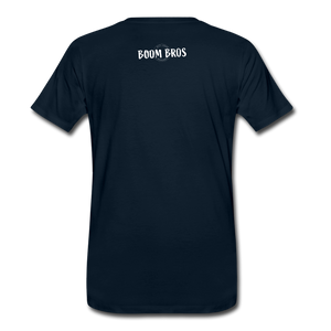 Lacrosse USA Boom Men's Premium T-Shirt - deep navy