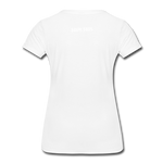 Load image into Gallery viewer, Lacrosse USA Boom Women’s Premium T-Shirt - white
