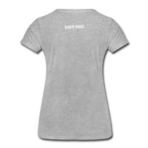 Lacrosse USA Boom Women’s Premium T-Shirt - heather gray