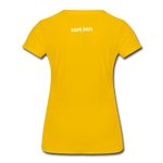 Load image into Gallery viewer, Lacrosse USA Boom Women’s Premium T-Shirt - sun yellow
