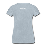 Load image into Gallery viewer, Lacrosse USA Boom Women’s Premium T-Shirt - heather ice blue
