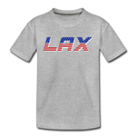 Load image into Gallery viewer, LAX USA Boom Kids&#39; Premium T-Shirt - heather gray
