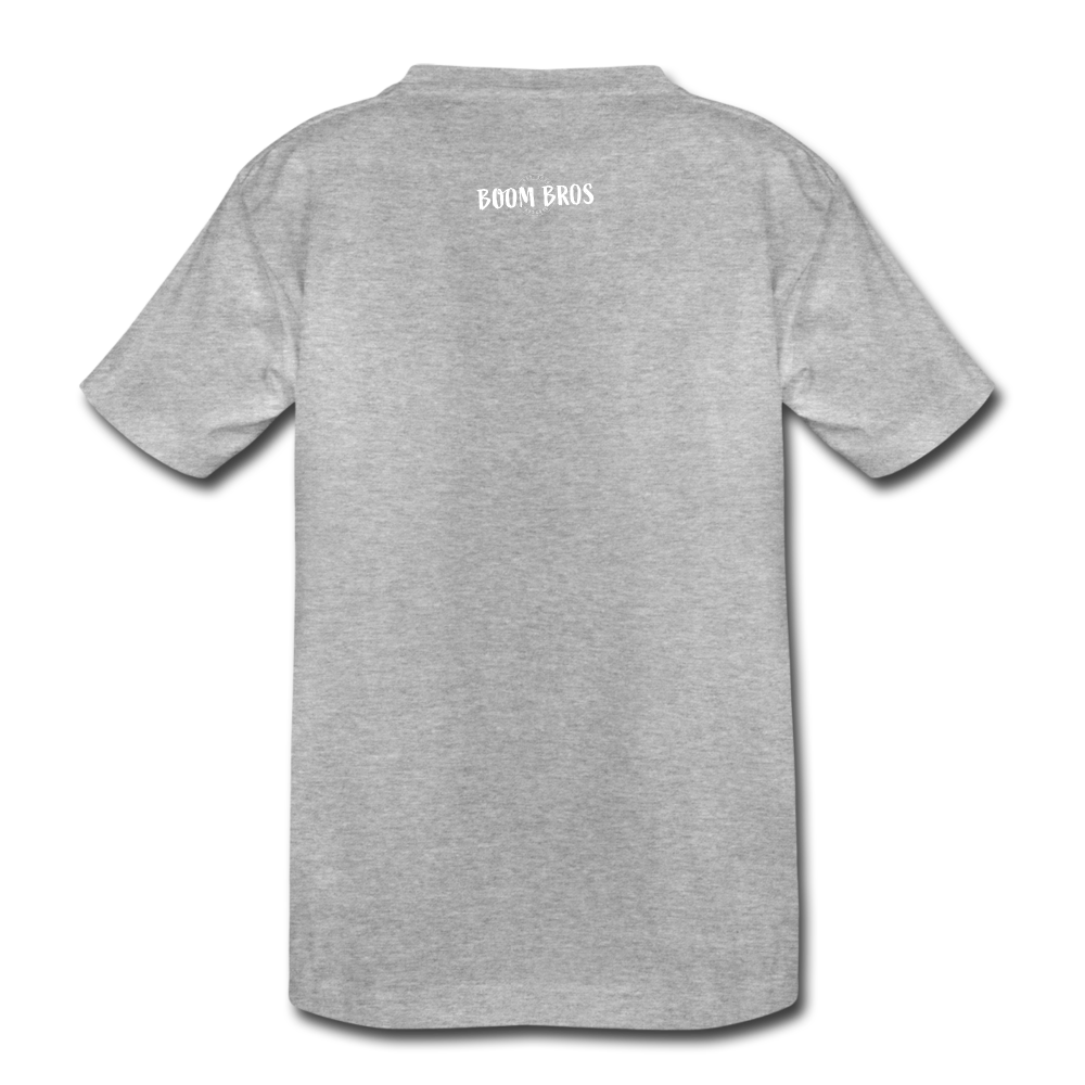 LAX USA Boom Kids' Premium T-Shirt - heather gray