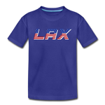 Load image into Gallery viewer, LAX USA Boom Kids&#39; Premium T-Shirt - royal blue

