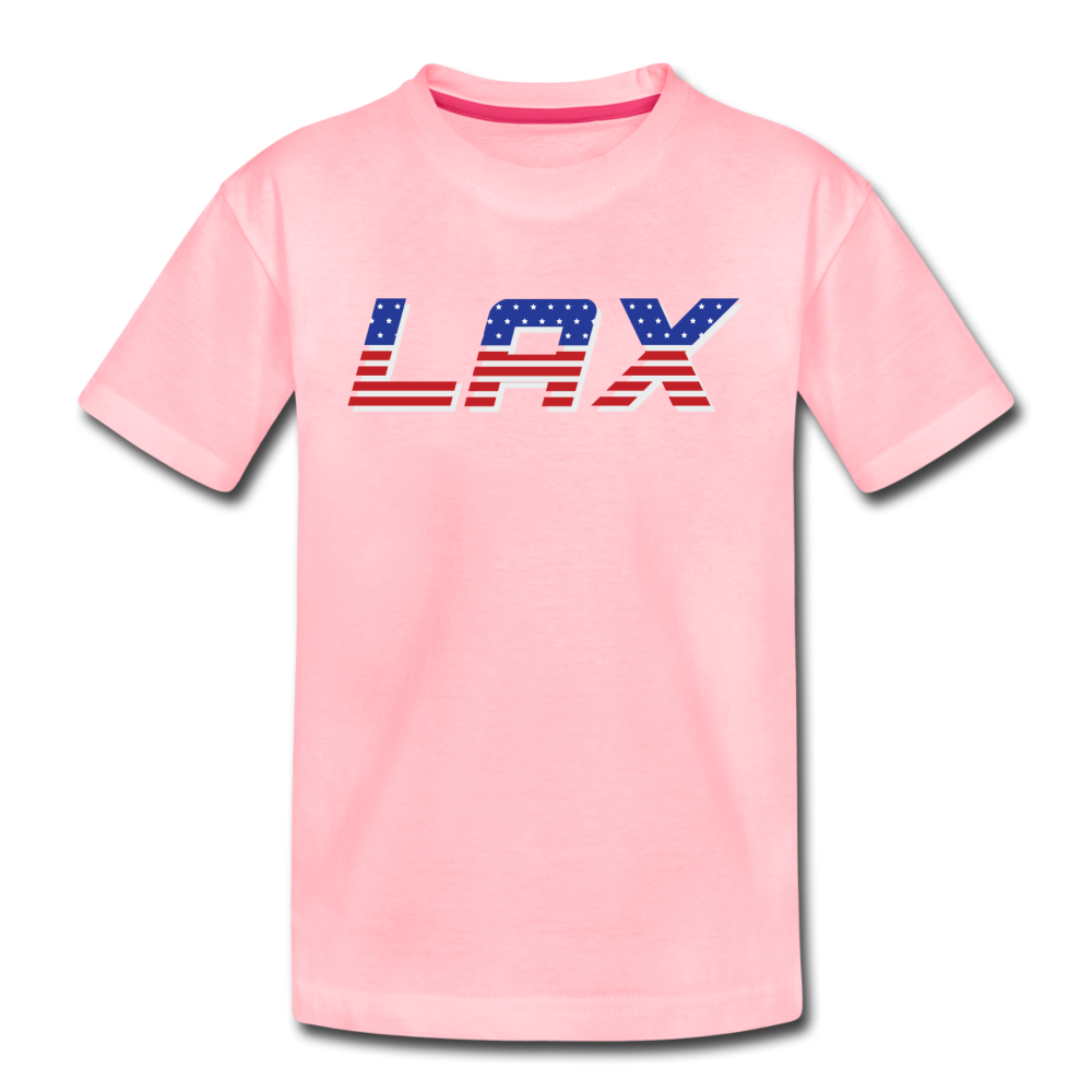 LAX USA Boom Kids' Premium T-Shirt - pink