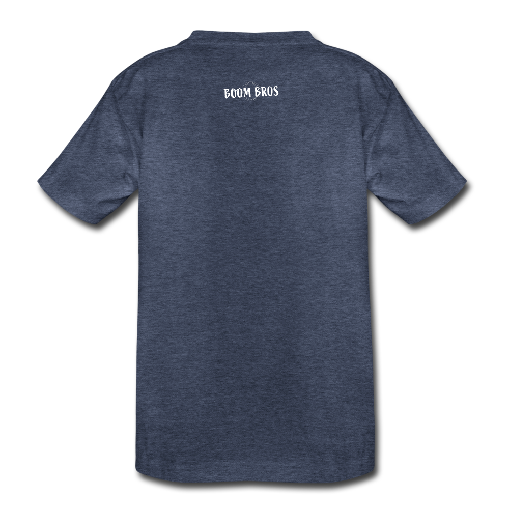 LAX USA Boom Kids' Premium T-Shirt - heather blue