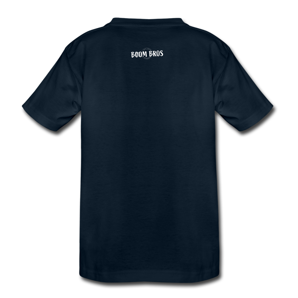 LAX USA Boom Kids' Premium T-Shirt - deep navy