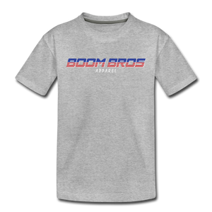 Boom USA Kids' Premium T-Shirt - heather gray