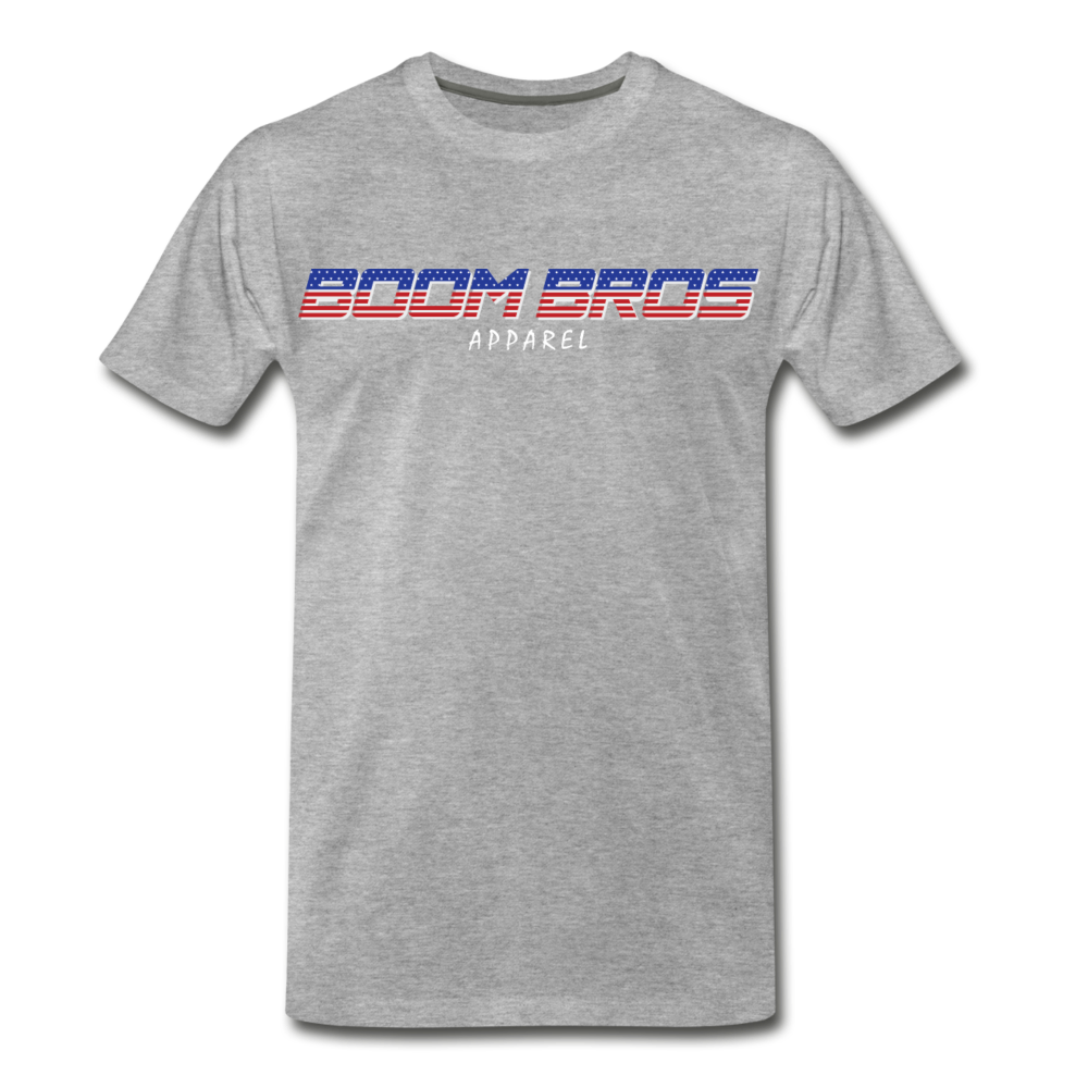 Boom USA Men's Premium T-Shirt - heather gray