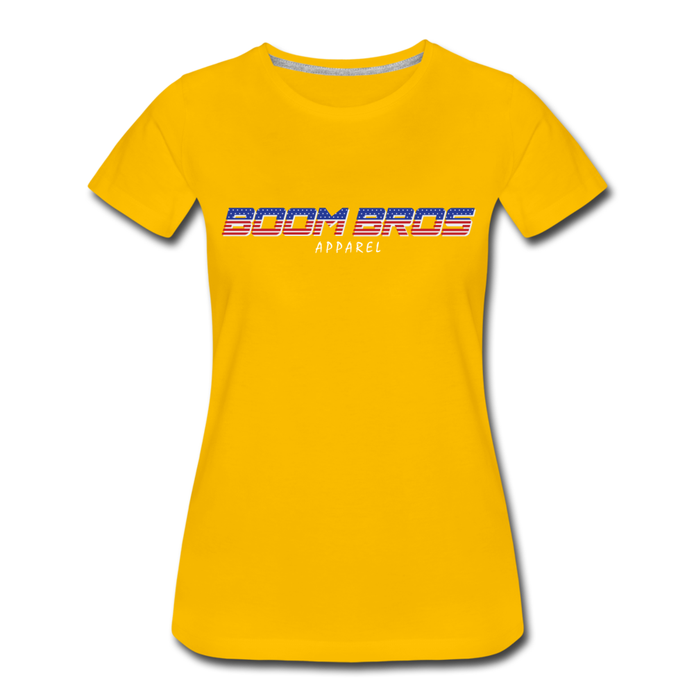 Boom USA Women’s Premium T-Shirt - sun yellow