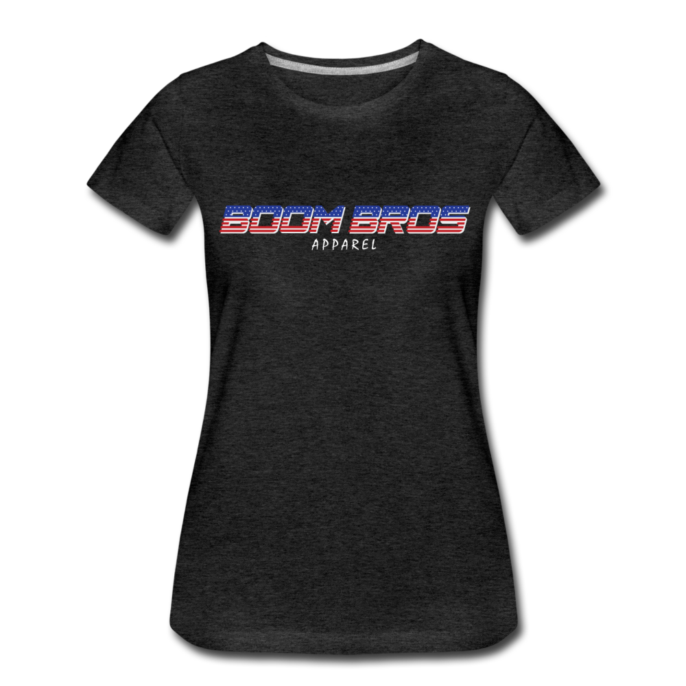 Boom USA Women’s Premium T-Shirt - charcoal gray