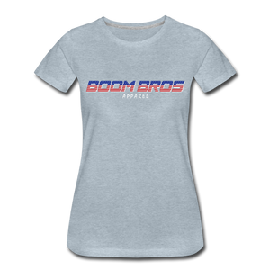 Boom USA Women’s Premium T-Shirt - heather ice blue