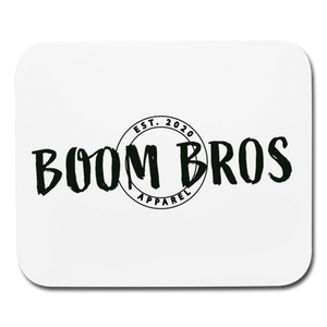 Boom Bros Logo Mouse pad (Horizontal) - white