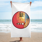 Load image into Gallery viewer, Boom Bros Circle Beach Logo Ultimate Beach Towel
