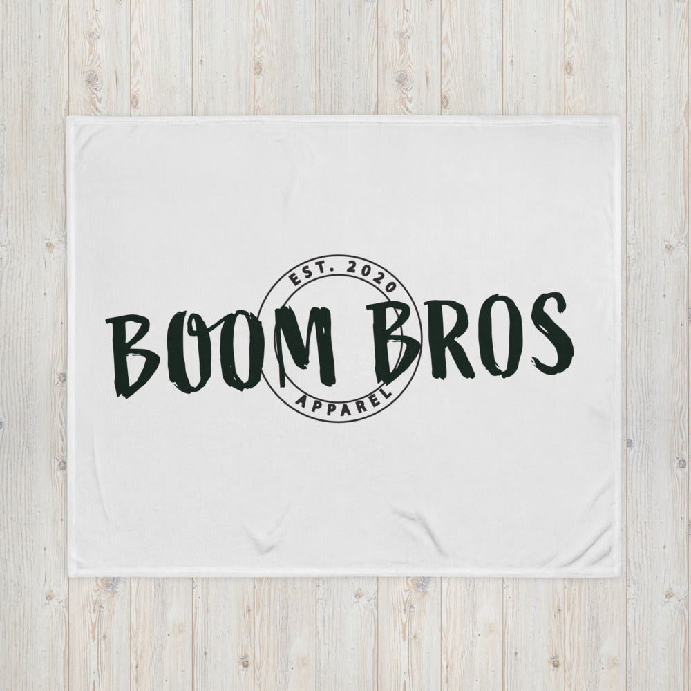 Boom Bros Custom Logo Ultra Soft Throw Blanket