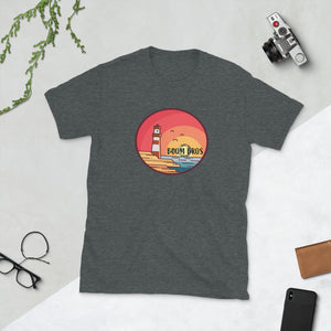 Beach Light House Boom Bros Short-Sleeve  T-Shirt