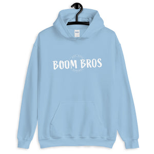 Boom Bros White Logo Hoodie