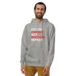 Load image into Gallery viewer, Decide. Commit. Act. Men&#39;s Hoodie
