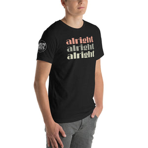 alright alright alright Boom Bros Men's (Unisex) t-shirt