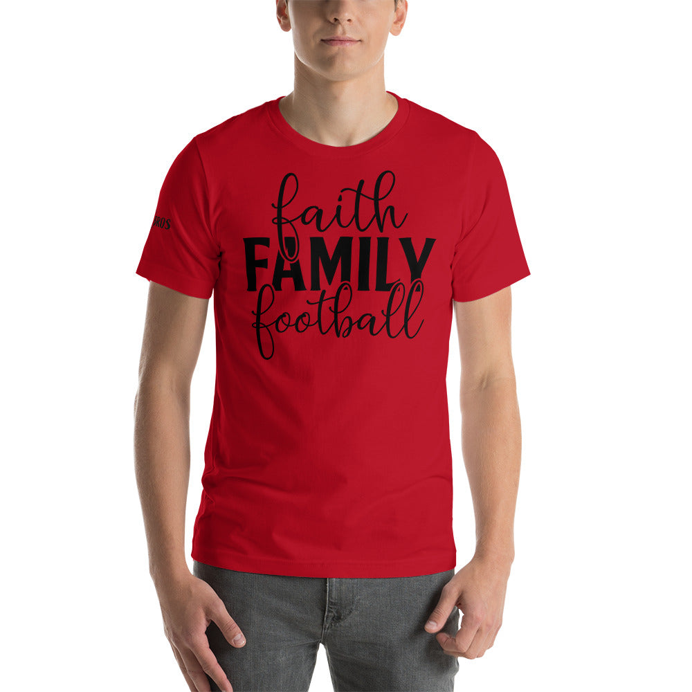 Faith. Family. Football. Men's Short-Sleeve T-Shirt