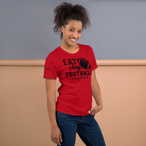 Eat. Sleep. Football. Repeat. Women's Short-Sleeve T-Shirt