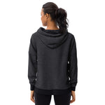 Load image into Gallery viewer, Boom Bros Stacked Circle Logo Embroidered Women&#39;s Sueded Fleece Hoodie
