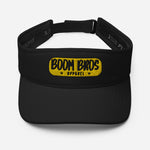 Load image into Gallery viewer, Boom Bros Black &amp; Gold Logo Visor
