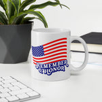 Load image into Gallery viewer, Remember and Honor Coffee and Tea Mug|BoomBrosApparel.Com
