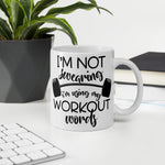 Load image into Gallery viewer, I&#39;m not swearing I&#39;m using workout words. Coffee/Tea Mug
